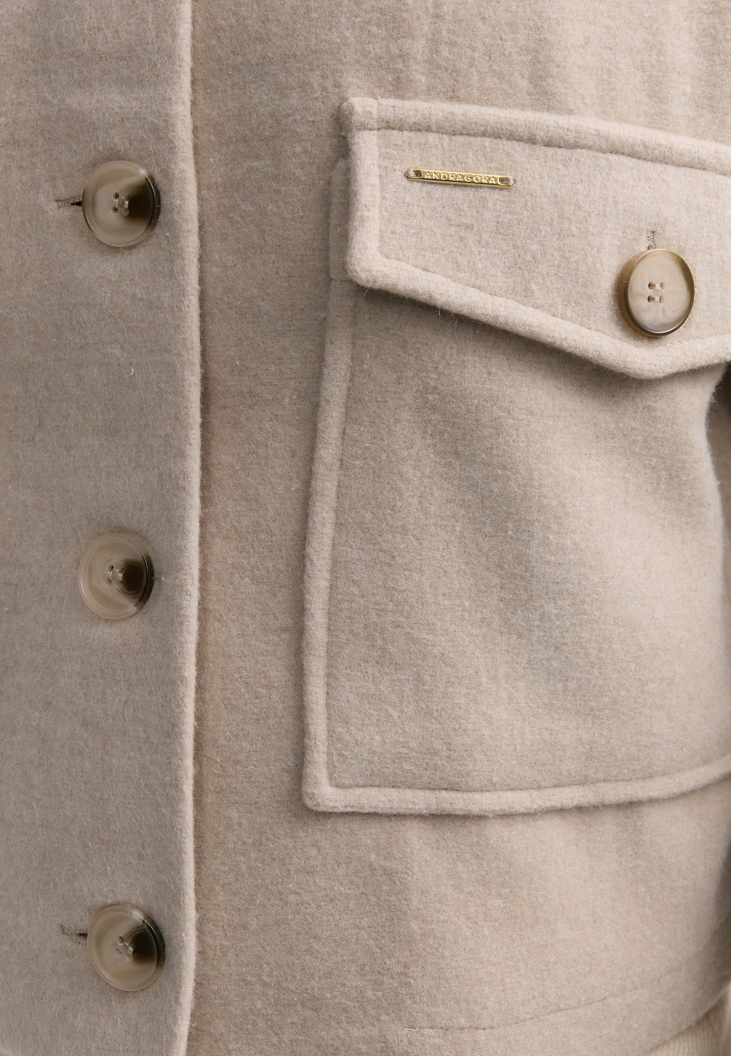 Andragora Delta Jacke – jacke mit Kunstfellkragen