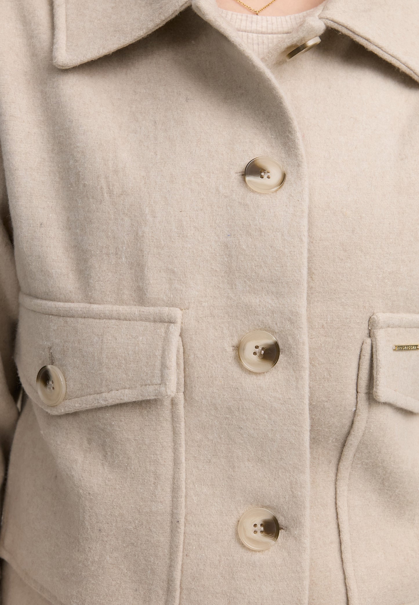 Andragora Delta Jacke – jacke mit Kunstfellkragen