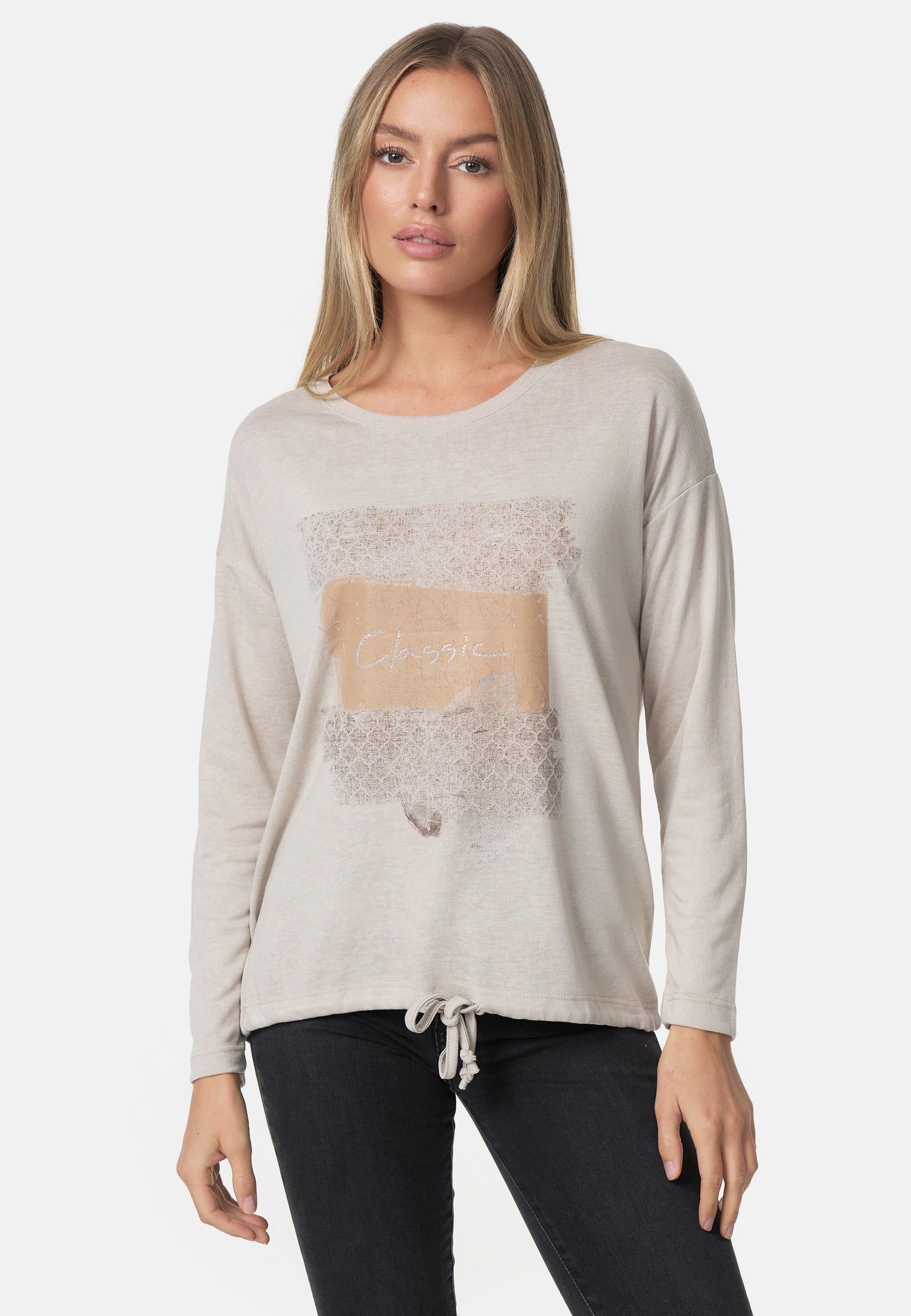 Decay Longsleeve mit Glitzer-Design – Klassisch und Stilvoll