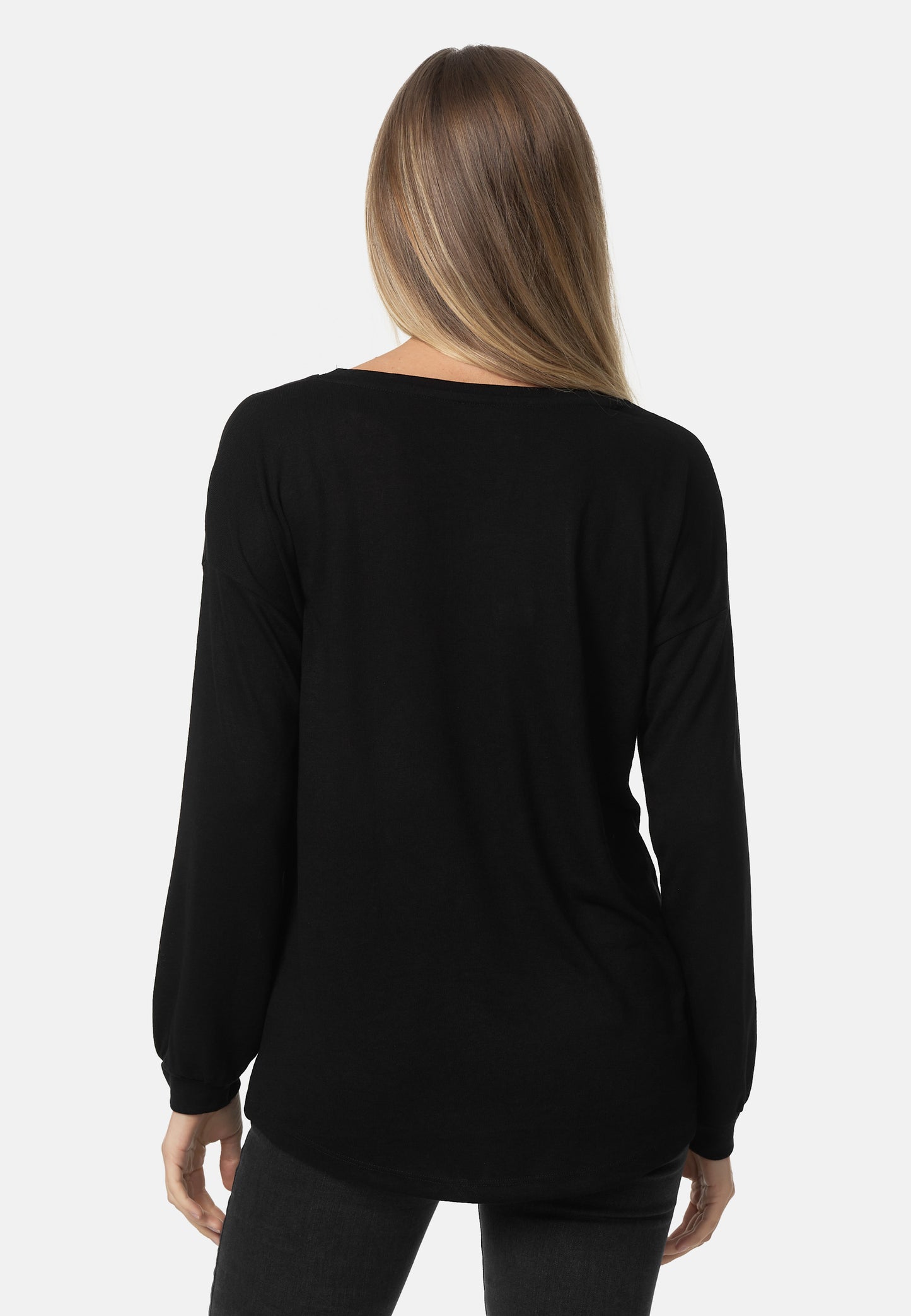 Decay Longsleeve mit Leo-Schonen-Muster im Kreis