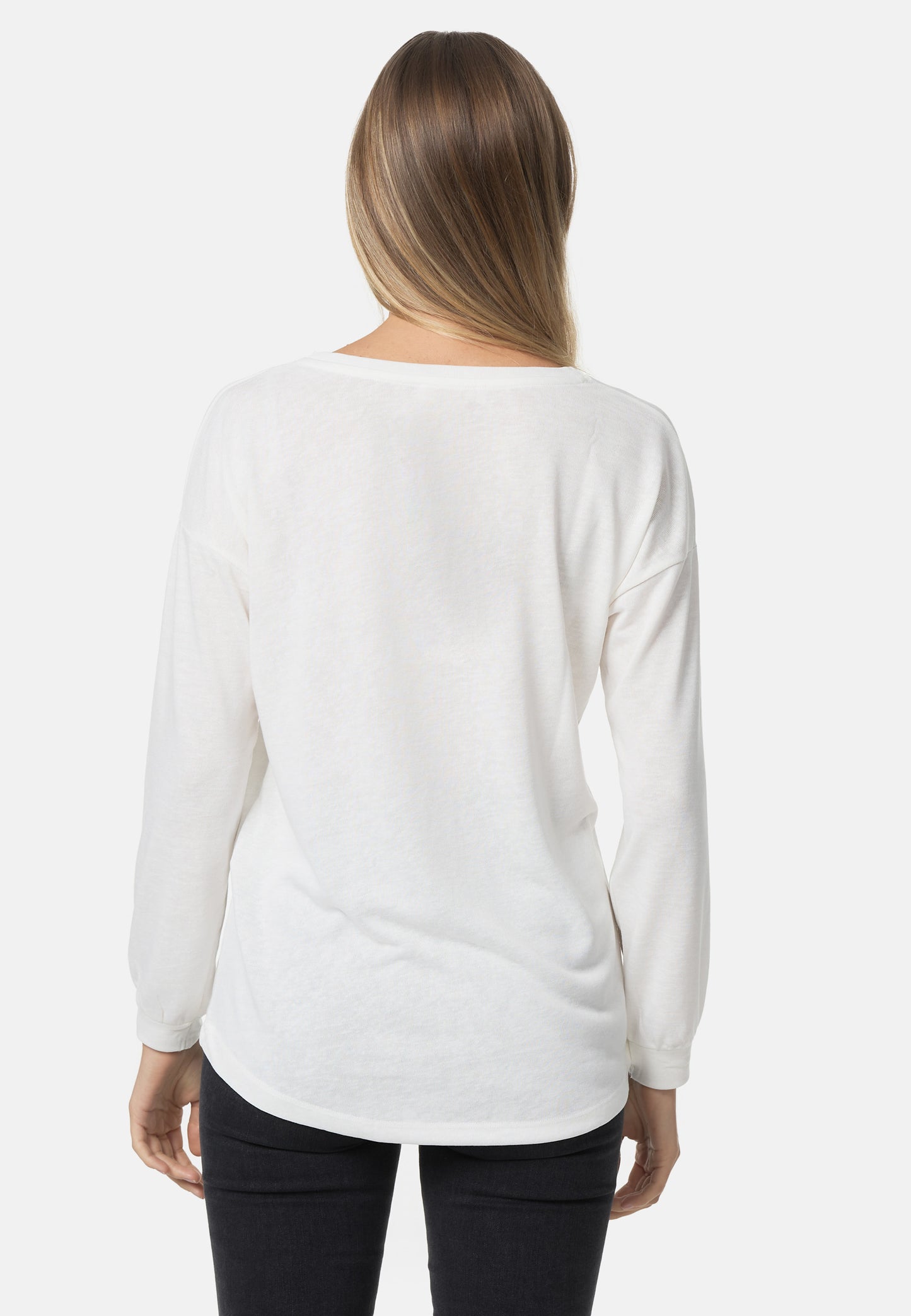 Decay Longsleeve mit Leo-Schonen-Muster im Kreis