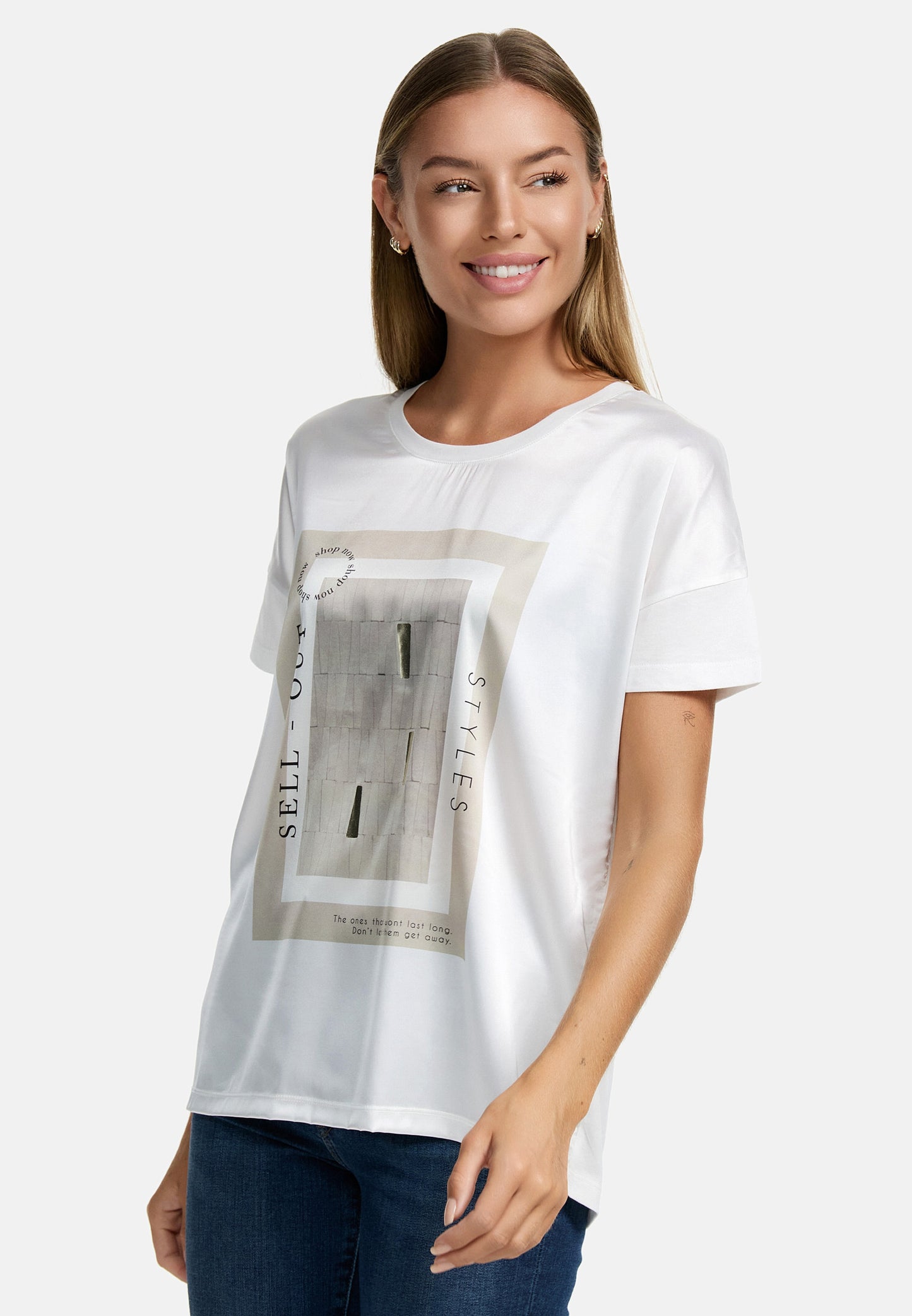 Decay T-Shirt mit stylischem Frontmuster