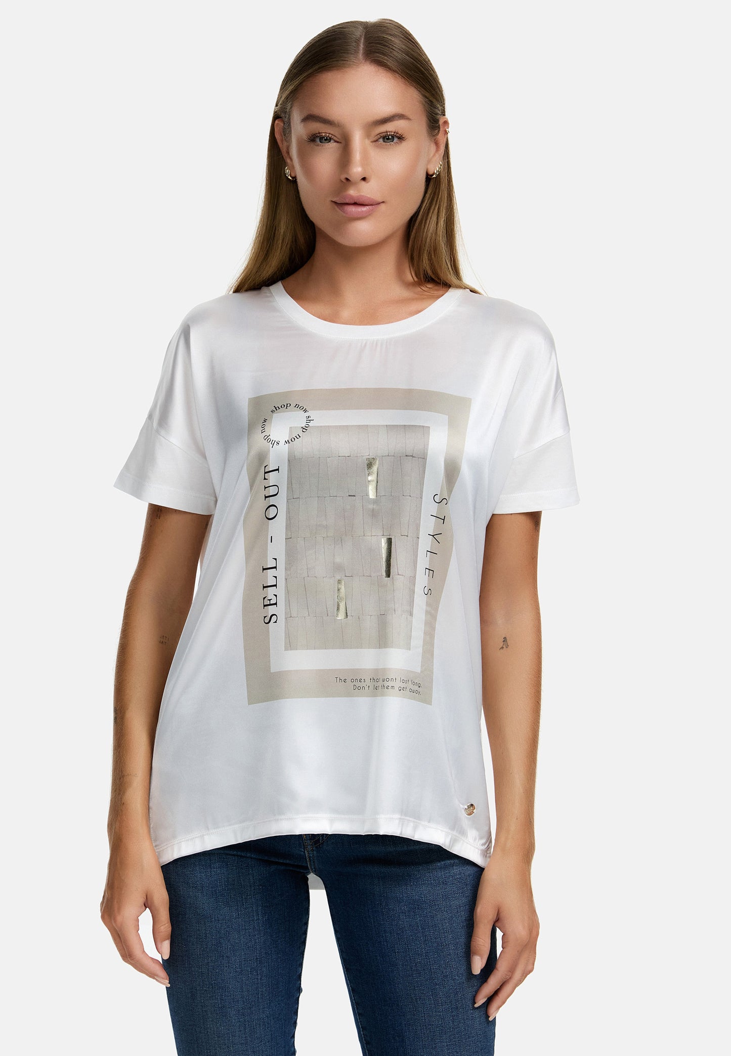 Decay T-Shirt mit stylischem Frontmuster