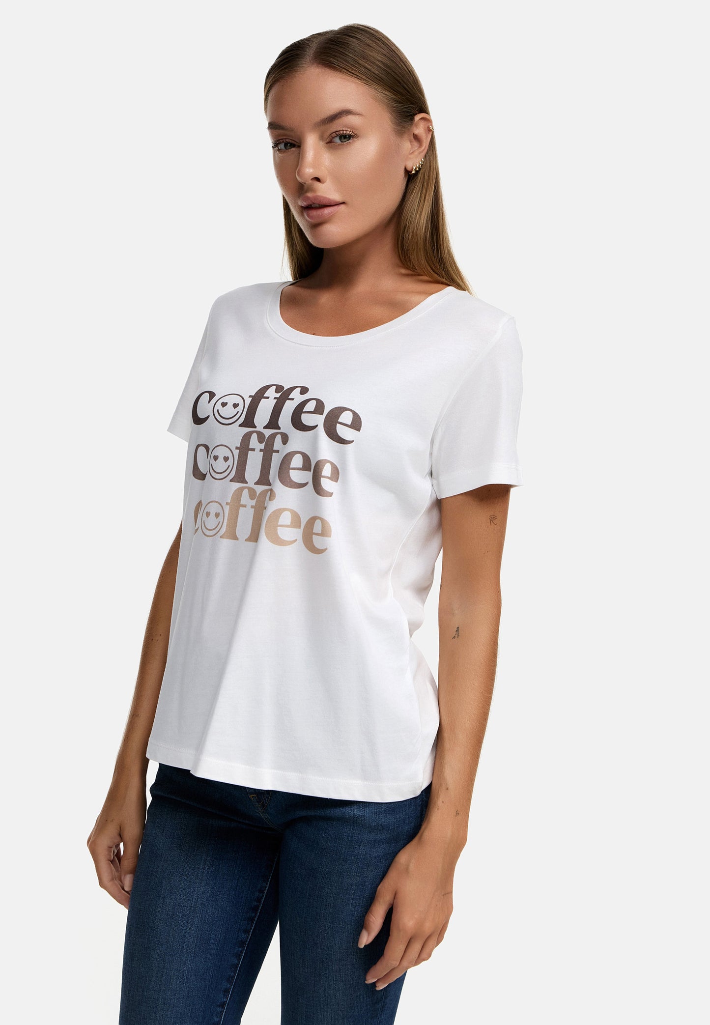 Decay T-Shirt – Coffee Smiley Design