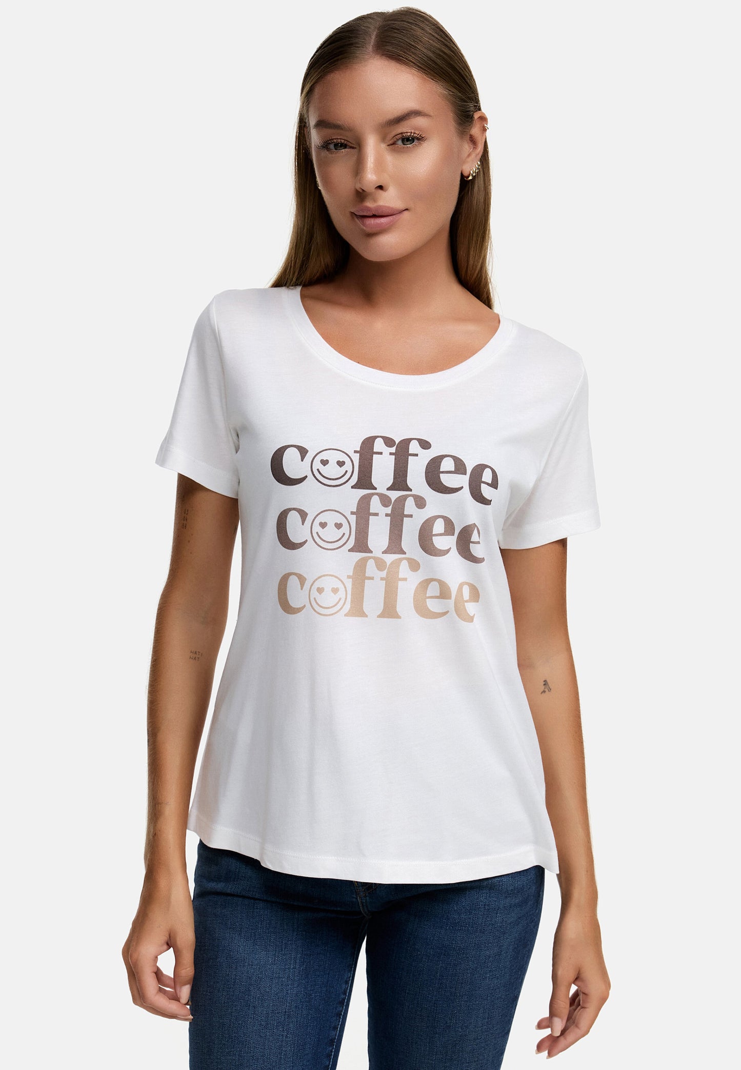 Decay T-Shirt – Coffee Smiley Design