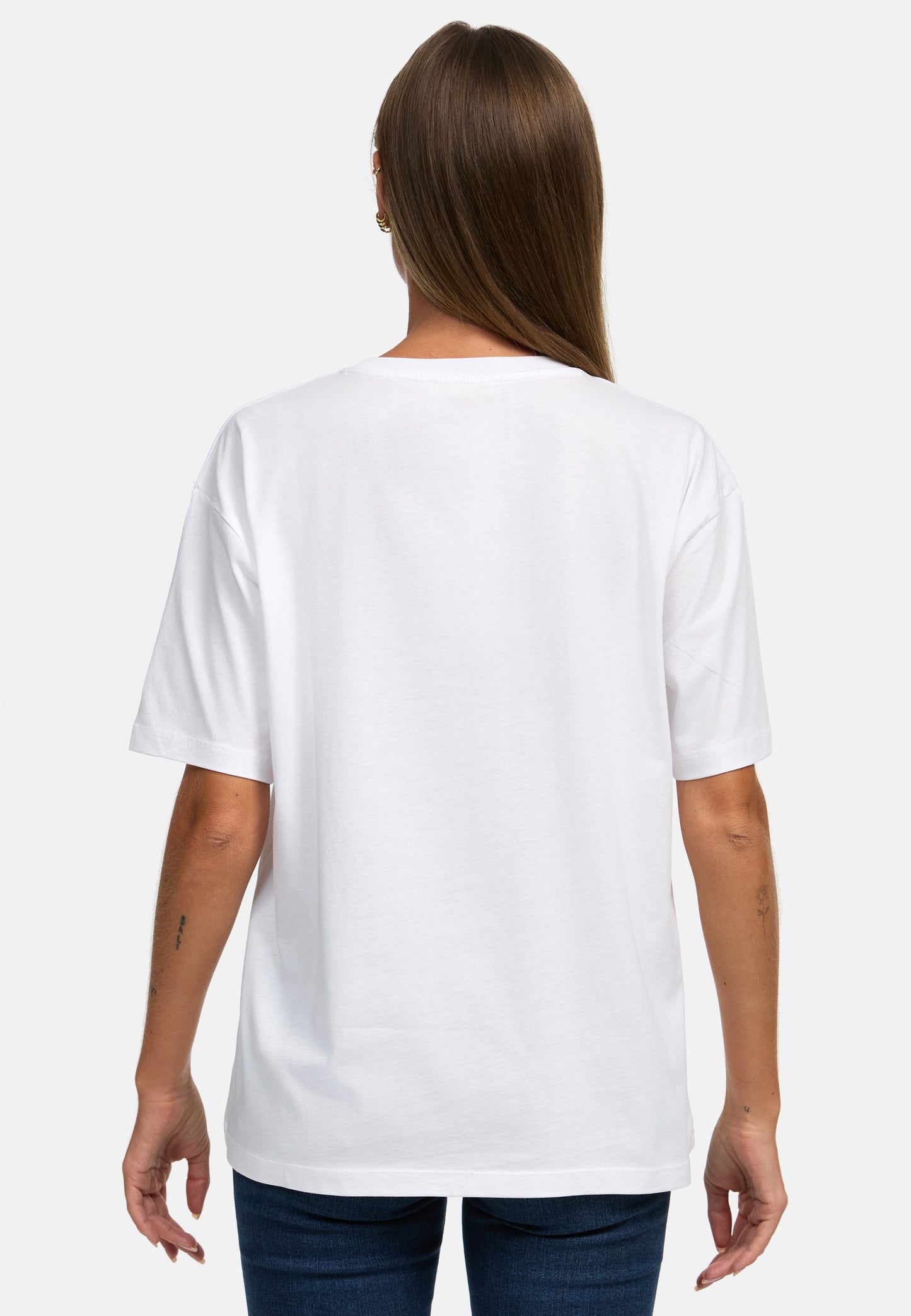Decay T-Shirt mit "Jardin du Village" Print