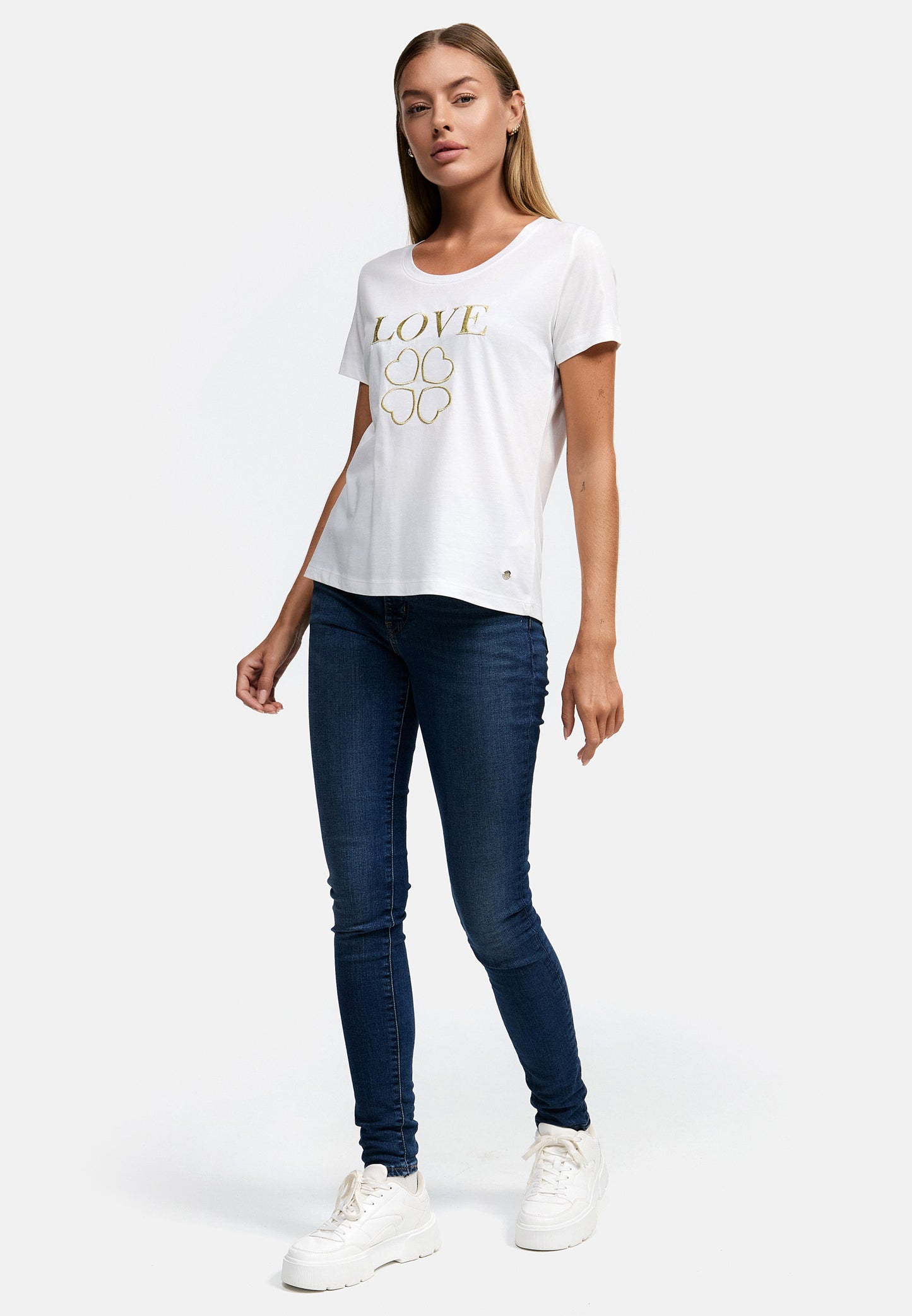 Decay T-Shirt mit Herz-Design und Love-Schriftzug