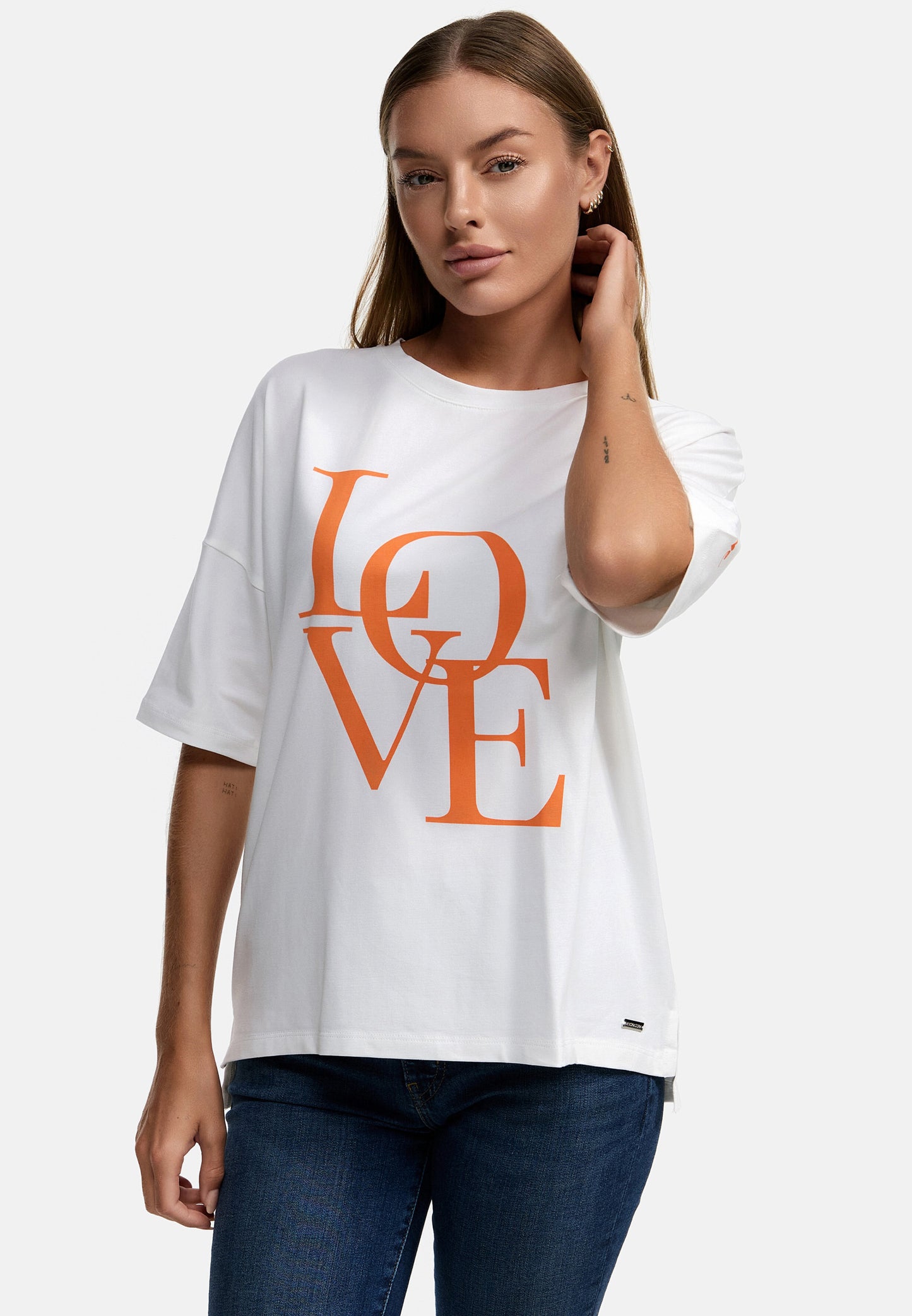 Decay T-Shirt mit "Love"-Schriftzug – Stylisch und Bequem-Miami